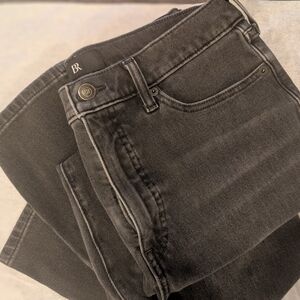 Banana Republic Women's Slim, Ankle Length Jeans - Black Fade Wash